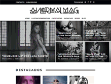 Tablet Screenshot of anormalmag.com